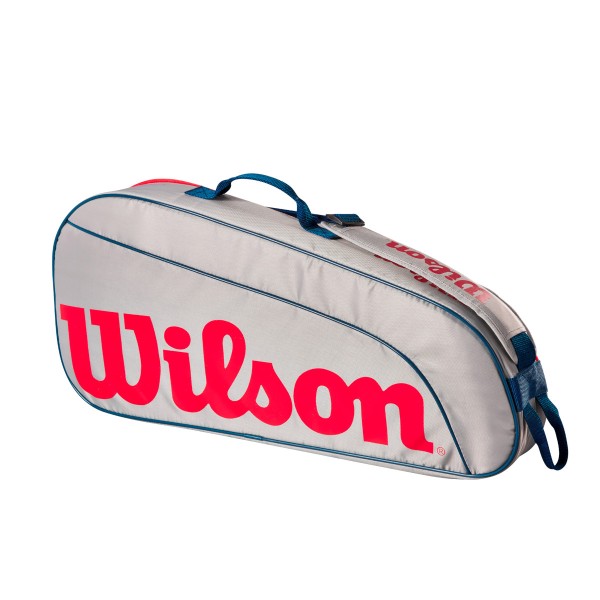 Wilson Junior 3 Pack Tennistasshe grau