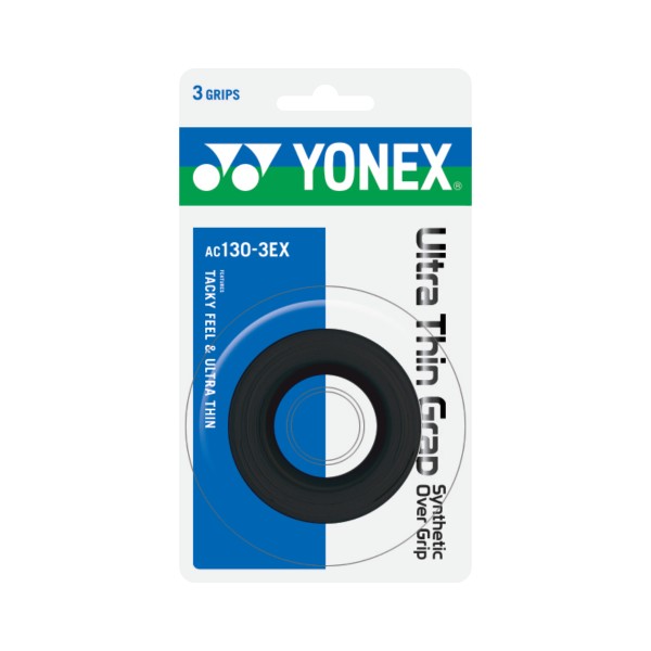 Yonex Ultra Thin 3er schwarz Overgrips