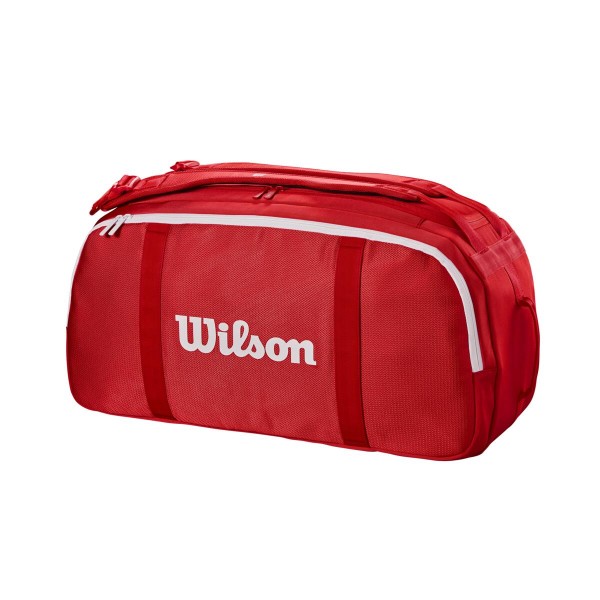 Wilson Super Tour Coaches Duffle Bag rot Tennistasche